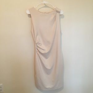 Mango Cream Sheath Dress Size Small